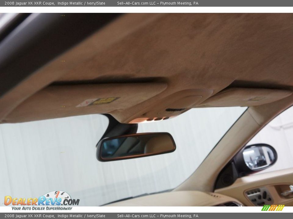 2008 Jaguar XK XKR Coupe Indigo Metallic / Ivory/Slate Photo #21
