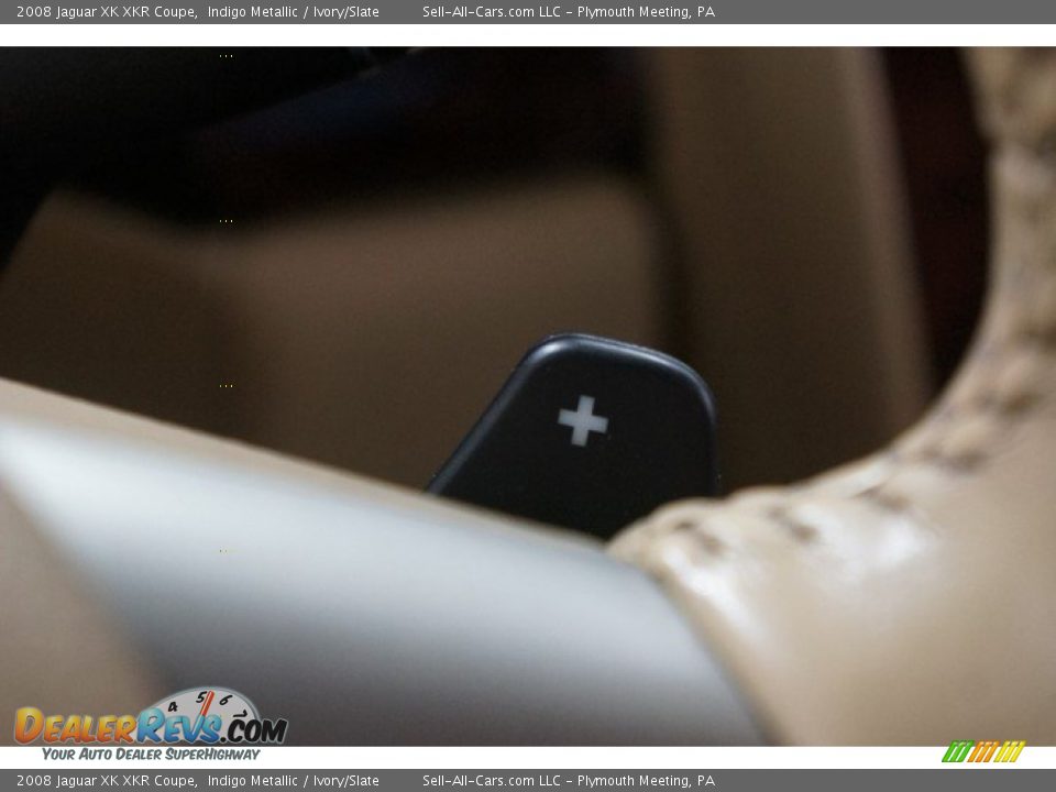 2008 Jaguar XK XKR Coupe Indigo Metallic / Ivory/Slate Photo #27