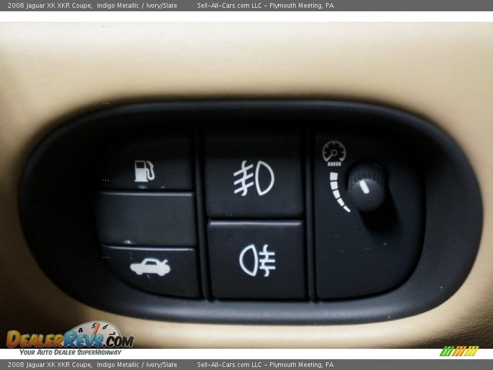 2008 Jaguar XK XKR Coupe Indigo Metallic / Ivory/Slate Photo #31