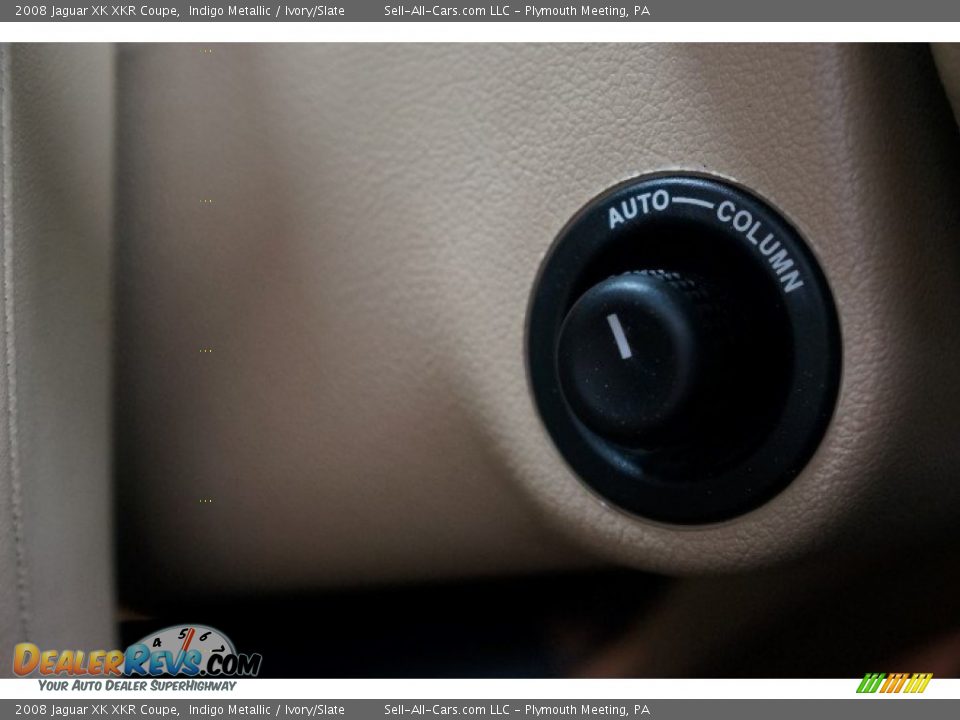 2008 Jaguar XK XKR Coupe Indigo Metallic / Ivory/Slate Photo #32