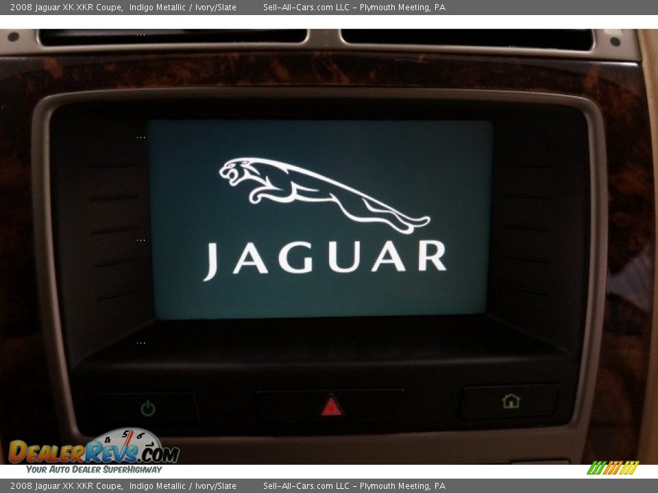 2008 Jaguar XK XKR Coupe Indigo Metallic / Ivory/Slate Photo #35