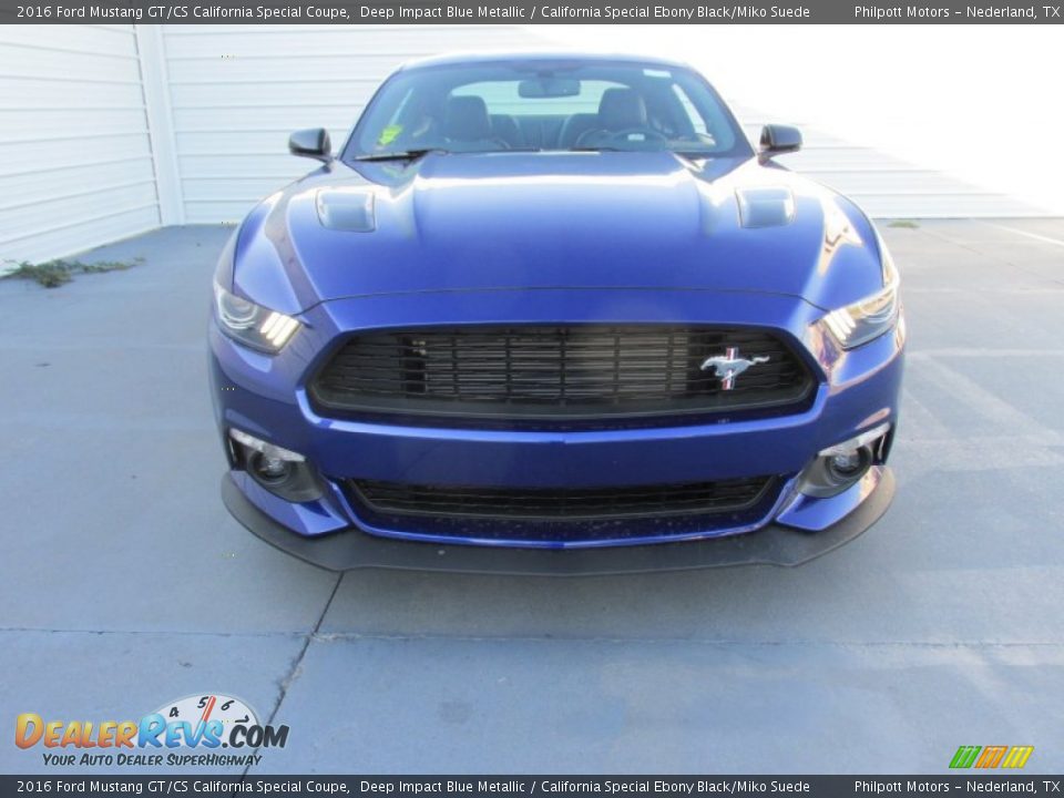 Deep Impact Blue Metallic 2016 Ford Mustang GT/CS California Special Coupe Photo #8