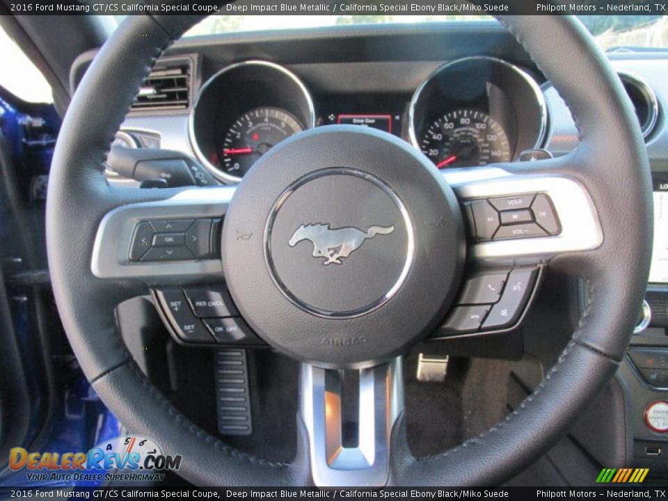2016 Ford Mustang GT/CS California Special Coupe Steering Wheel Photo #28