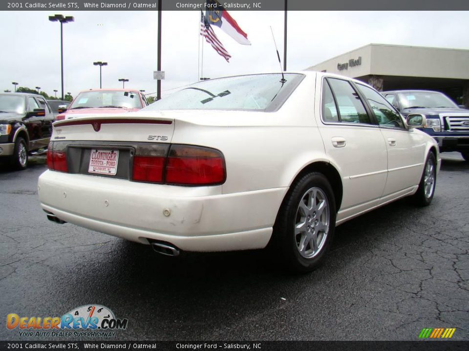 2001 Cadillac Seville STS White Diamond / Oatmeal Photo #3