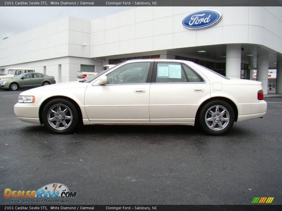 2001 Cadillac Seville STS White Diamond / Oatmeal Photo #5