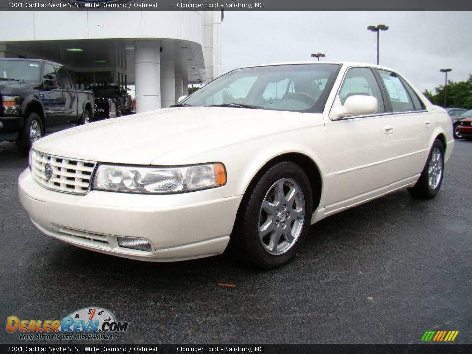 2001 Cadillac Seville STS White Diamond / Oatmeal Photo #6