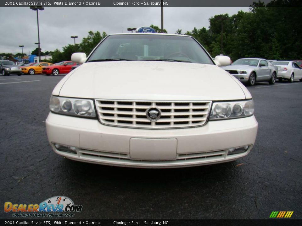 2001 Cadillac Seville STS White Diamond / Oatmeal Photo #7