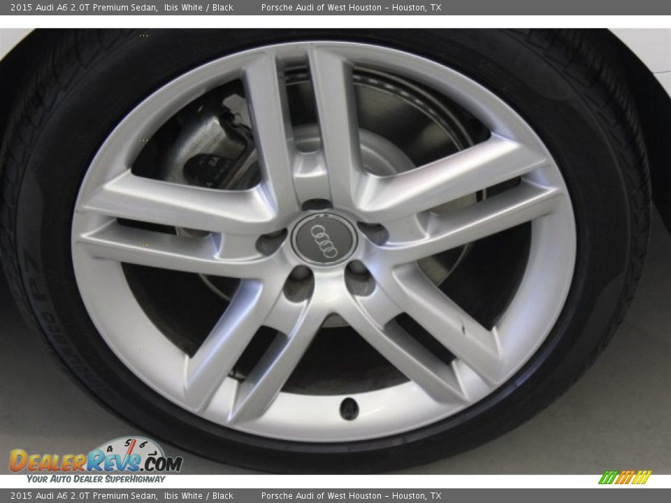 2015 Audi A6 2.0T Premium Sedan Ibis White / Black Photo #5