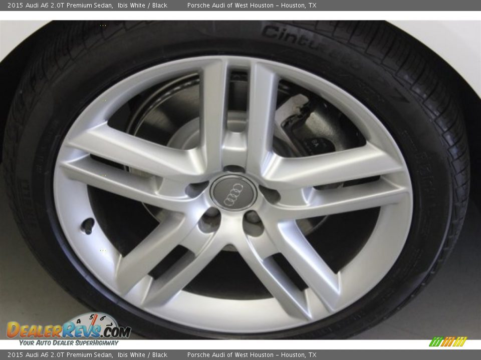 2015 Audi A6 2.0T Premium Sedan Ibis White / Black Photo #10