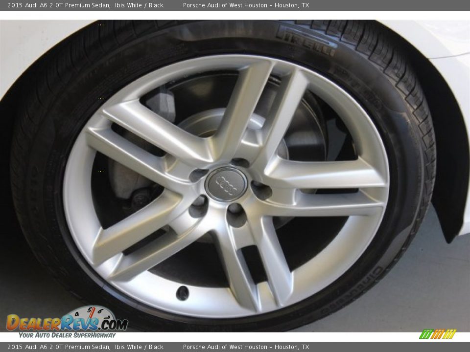 2015 Audi A6 2.0T Premium Sedan Ibis White / Black Photo #11