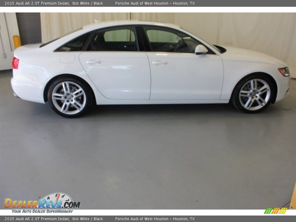 2015 Audi A6 2.0T Premium Sedan Ibis White / Black Photo #12