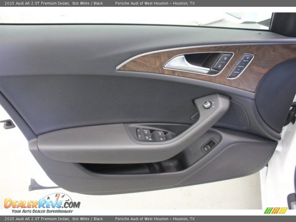 2015 Audi A6 2.0T Premium Sedan Ibis White / Black Photo #13
