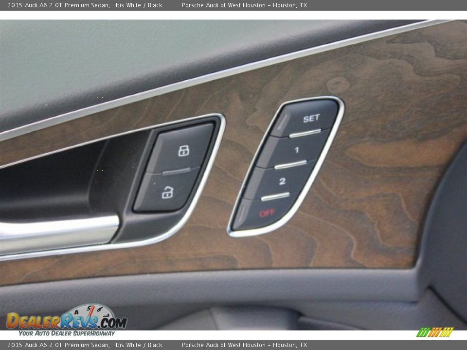 2015 Audi A6 2.0T Premium Sedan Ibis White / Black Photo #14