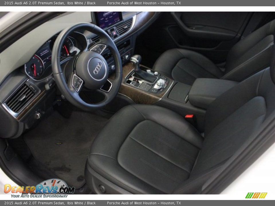 2015 Audi A6 2.0T Premium Sedan Ibis White / Black Photo #16