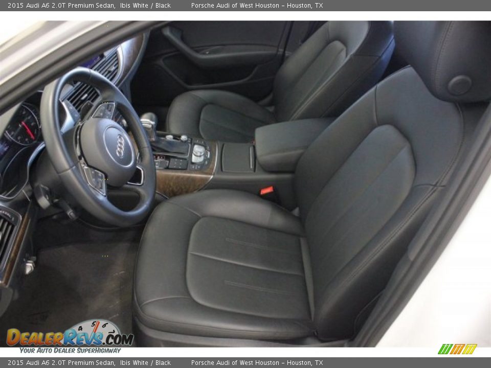 2015 Audi A6 2.0T Premium Sedan Ibis White / Black Photo #17