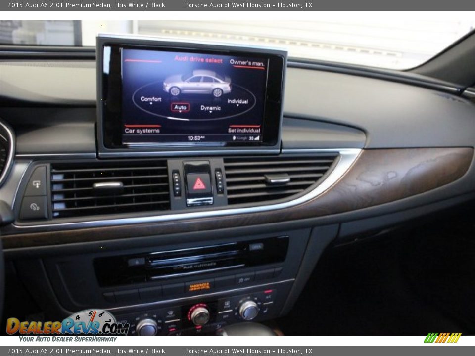 2015 Audi A6 2.0T Premium Sedan Ibis White / Black Photo #18