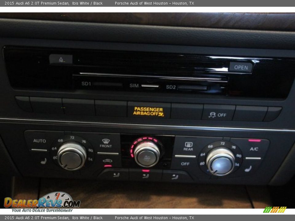 2015 Audi A6 2.0T Premium Sedan Ibis White / Black Photo #20