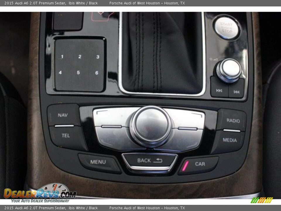 2015 Audi A6 2.0T Premium Sedan Ibis White / Black Photo #22