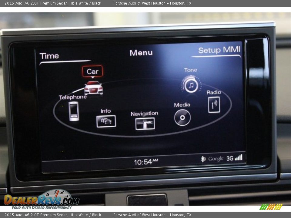 2015 Audi A6 2.0T Premium Sedan Ibis White / Black Photo #26