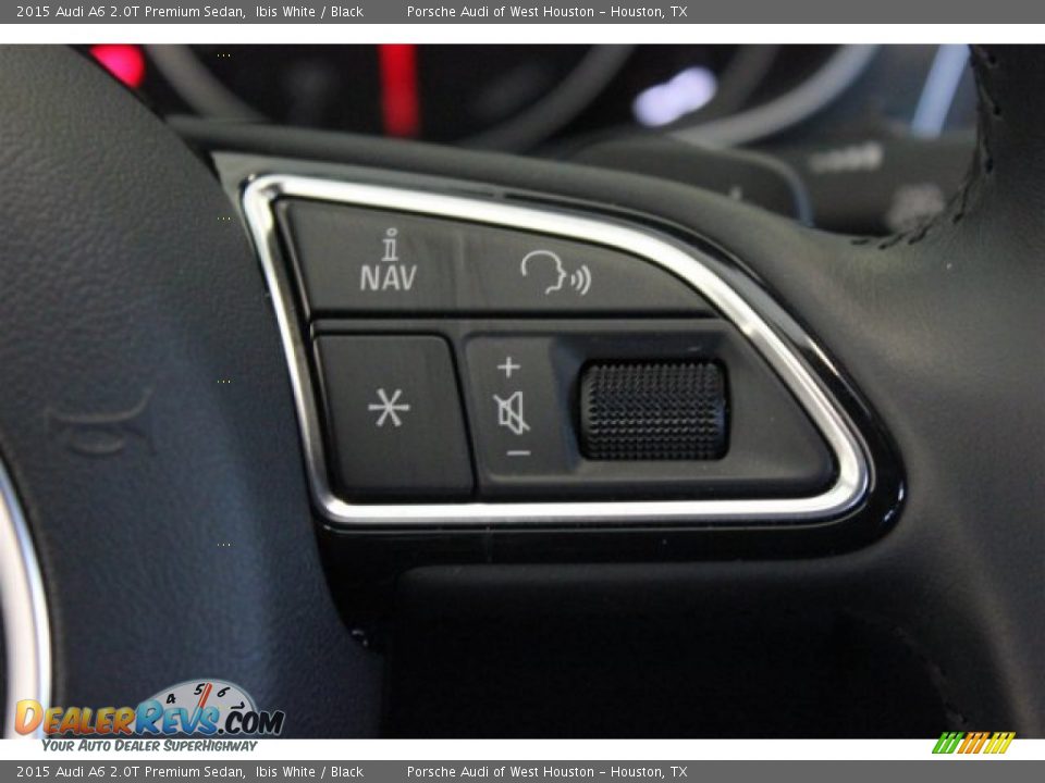 2015 Audi A6 2.0T Premium Sedan Ibis White / Black Photo #31