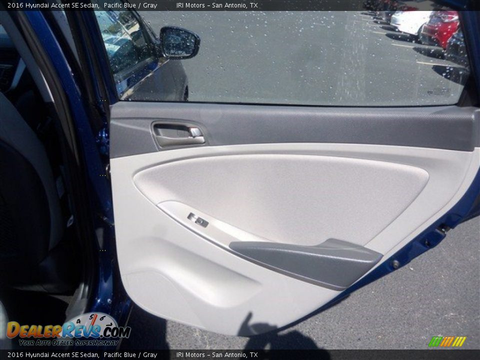 2016 Hyundai Accent SE Sedan Pacific Blue / Gray Photo #15