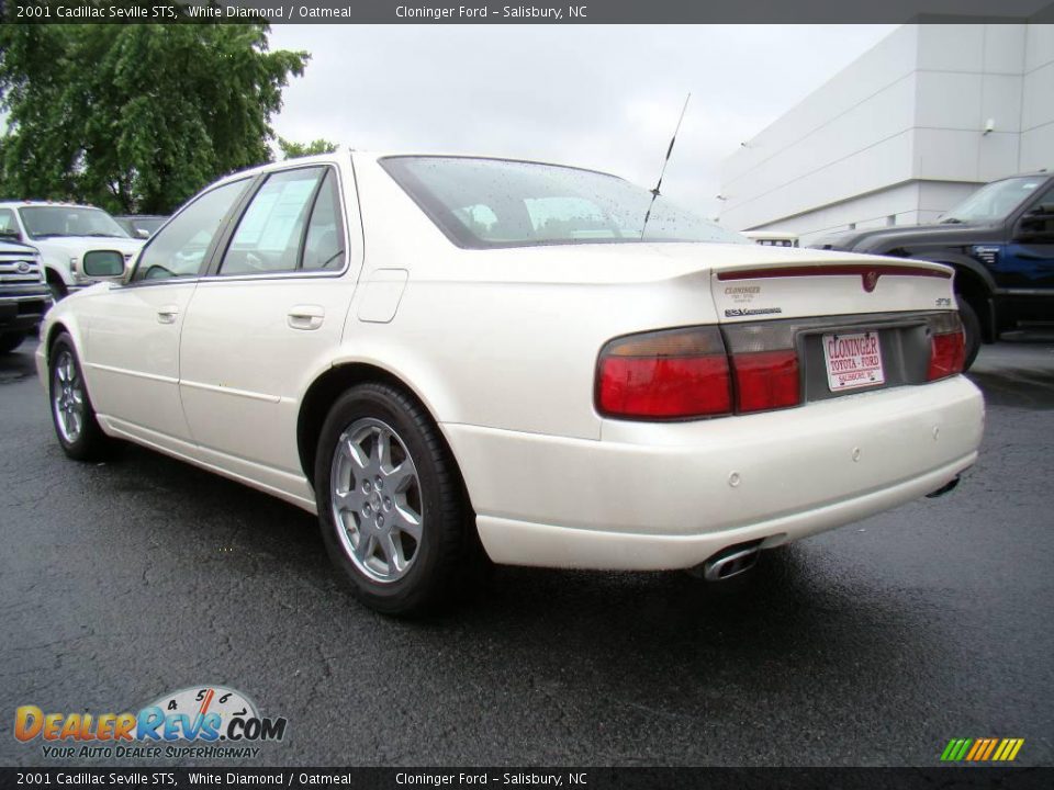 2001 Cadillac Seville STS White Diamond / Oatmeal Photo #26