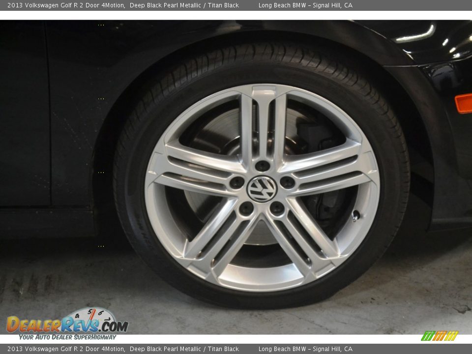 2013 Volkswagen Golf R 2 Door 4Motion Deep Black Pearl Metallic / Titan Black Photo #3