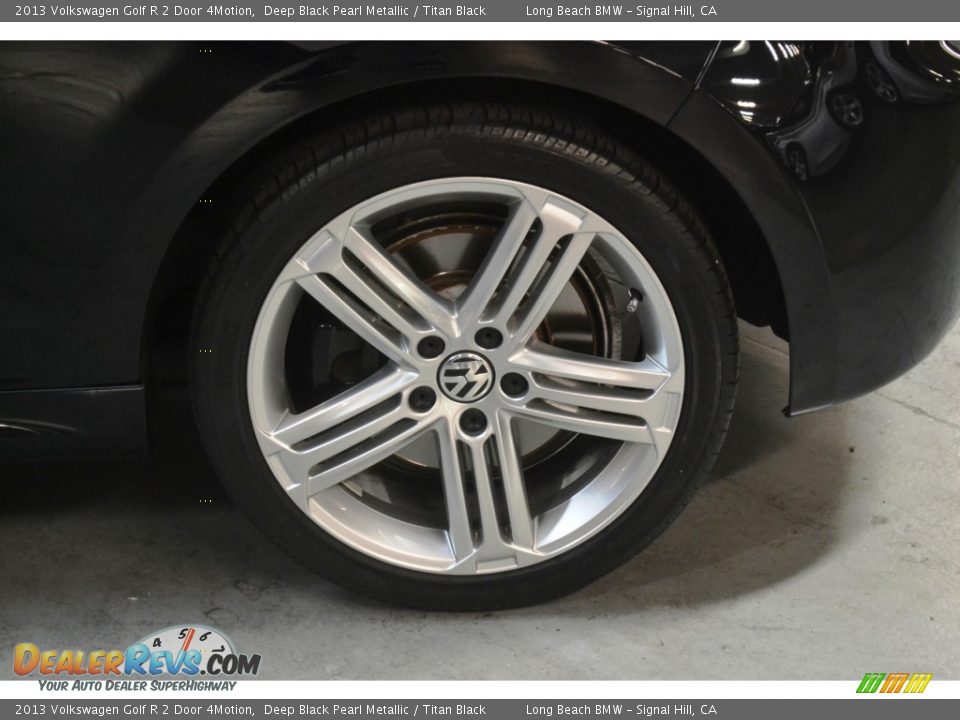 2013 Volkswagen Golf R 2 Door 4Motion Deep Black Pearl Metallic / Titan Black Photo #8