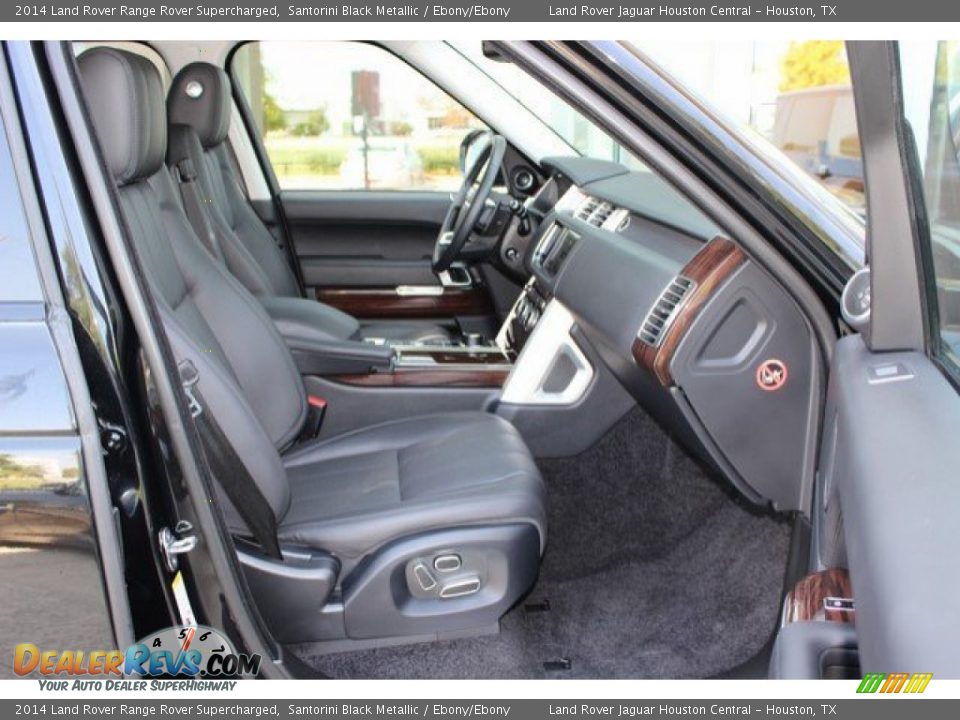 2014 Land Rover Range Rover Supercharged Santorini Black Metallic / Ebony/Ebony Photo #5