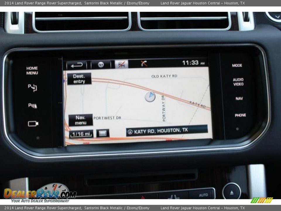 2014 Land Rover Range Rover Supercharged Santorini Black Metallic / Ebony/Ebony Photo #22