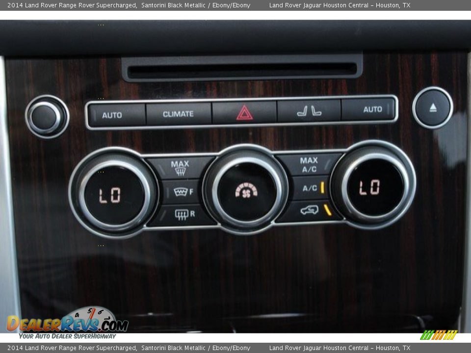 2014 Land Rover Range Rover Supercharged Santorini Black Metallic / Ebony/Ebony Photo #23