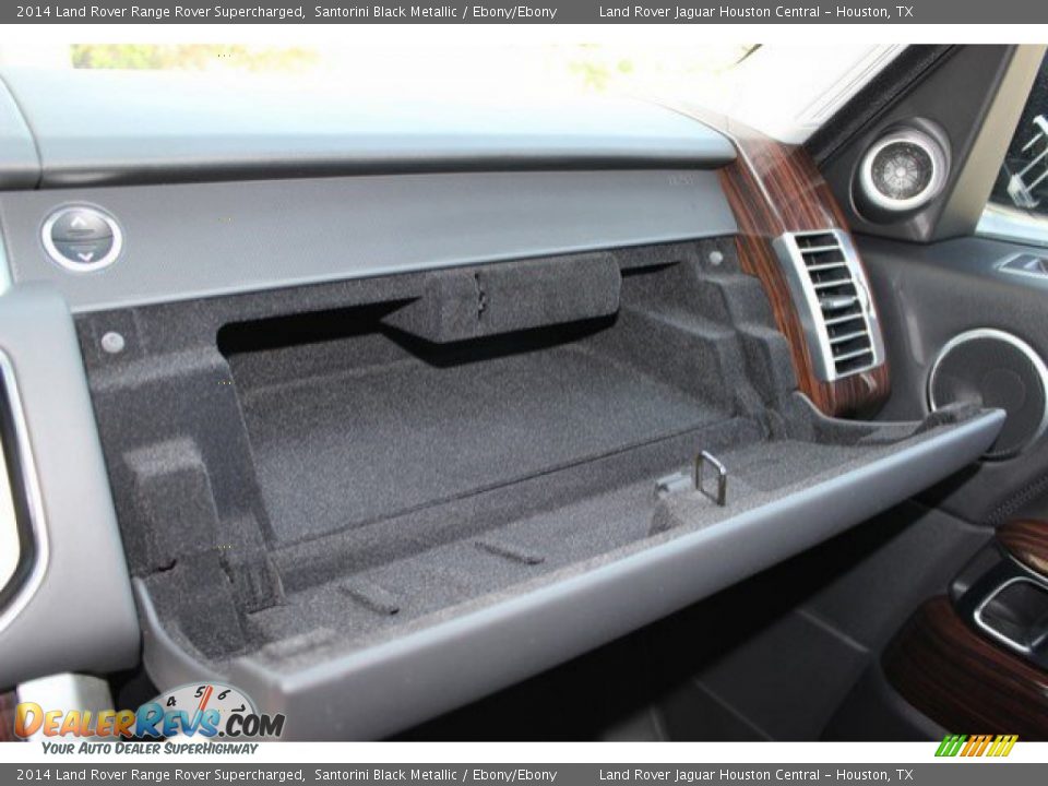 2014 Land Rover Range Rover Supercharged Santorini Black Metallic / Ebony/Ebony Photo #28