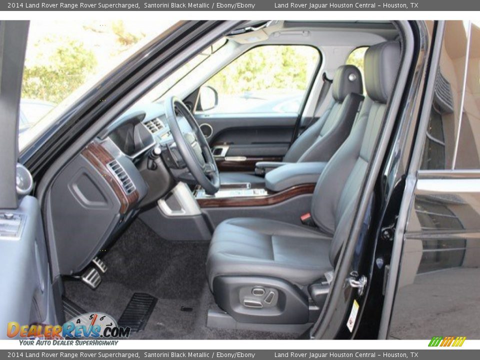 2014 Land Rover Range Rover Supercharged Santorini Black Metallic / Ebony/Ebony Photo #32