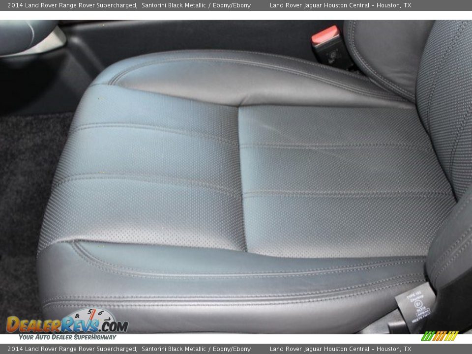 2014 Land Rover Range Rover Supercharged Santorini Black Metallic / Ebony/Ebony Photo #34