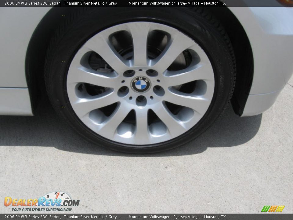 2006 BMW 3 Series 330i Sedan Titanium Silver Metallic / Grey Photo #2