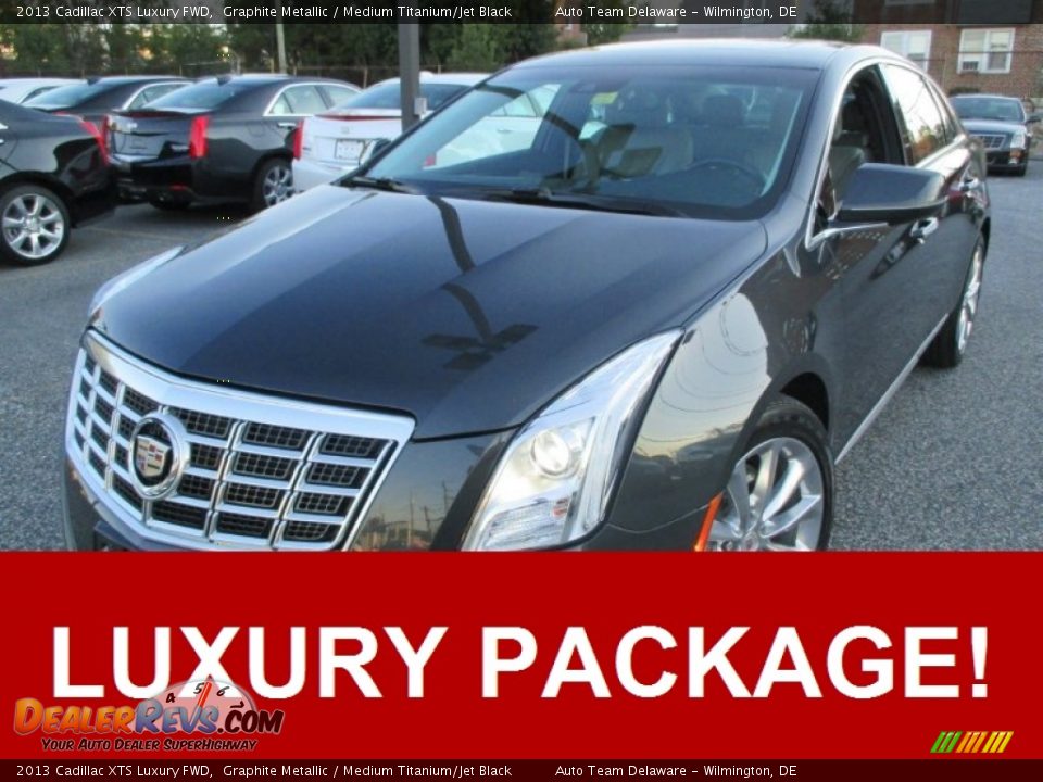 2013 Cadillac XTS Luxury FWD Graphite Metallic / Medium Titanium/Jet Black Photo #1