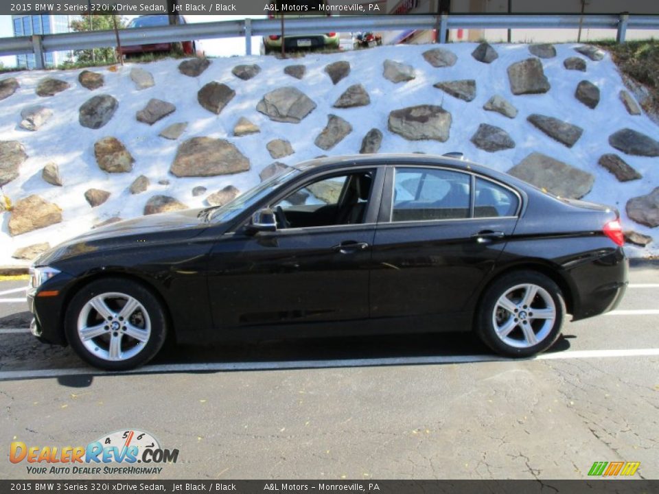 2015 BMW 3 Series 320i xDrive Sedan Jet Black / Black Photo #2
