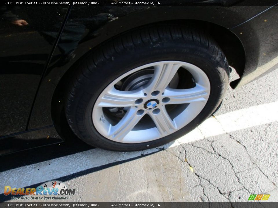 2015 BMW 3 Series 320i xDrive Sedan Jet Black / Black Photo #3