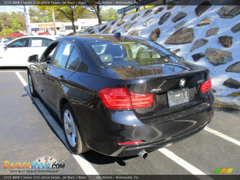 2015 BMW 3 Series 320i xDrive Sedan Jet Black / Black Photo #4