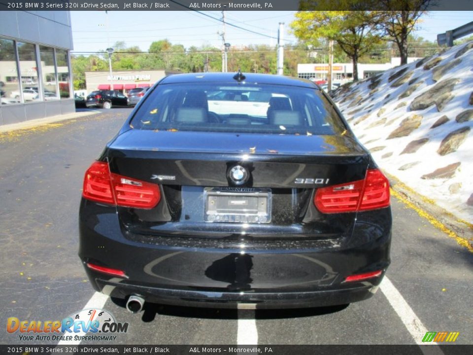 2015 BMW 3 Series 320i xDrive Sedan Jet Black / Black Photo #5
