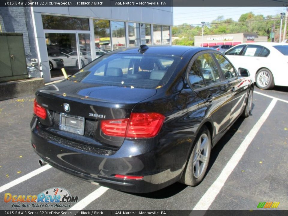 2015 BMW 3 Series 320i xDrive Sedan Jet Black / Black Photo #6
