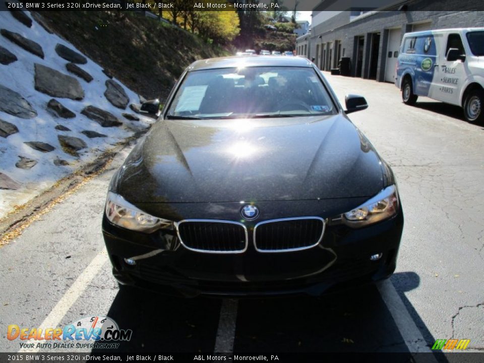 2015 BMW 3 Series 320i xDrive Sedan Jet Black / Black Photo #8