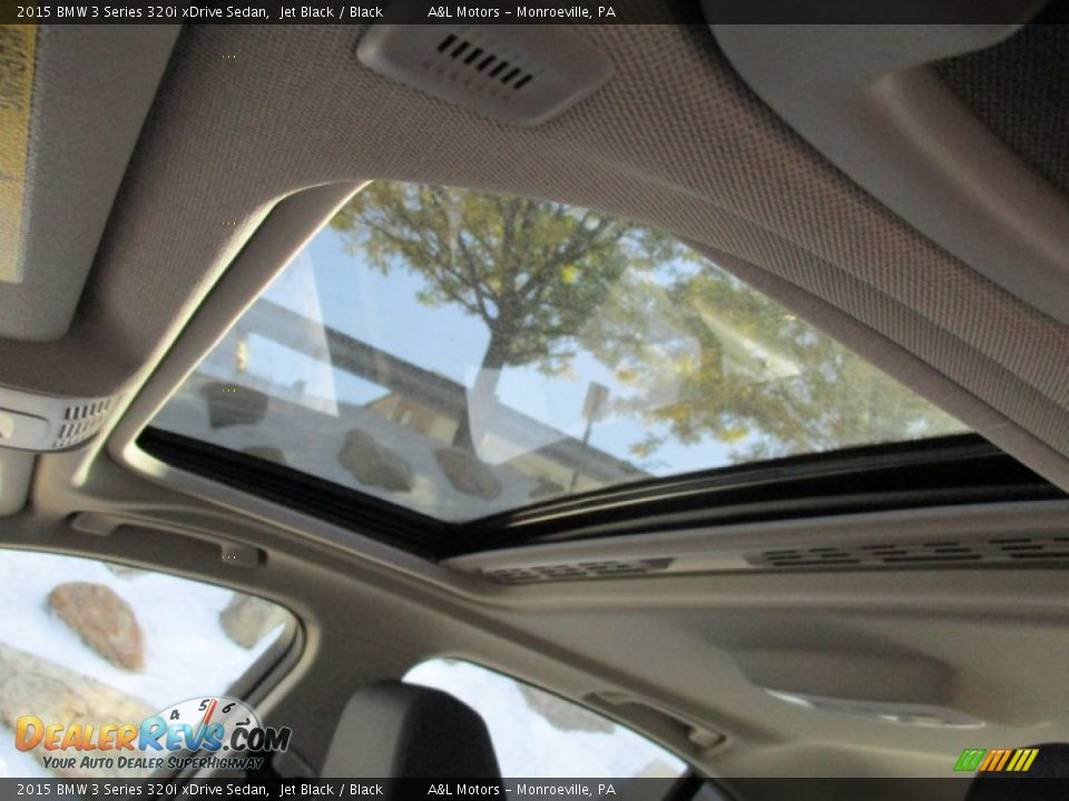 2015 BMW 3 Series 320i xDrive Sedan Jet Black / Black Photo #10