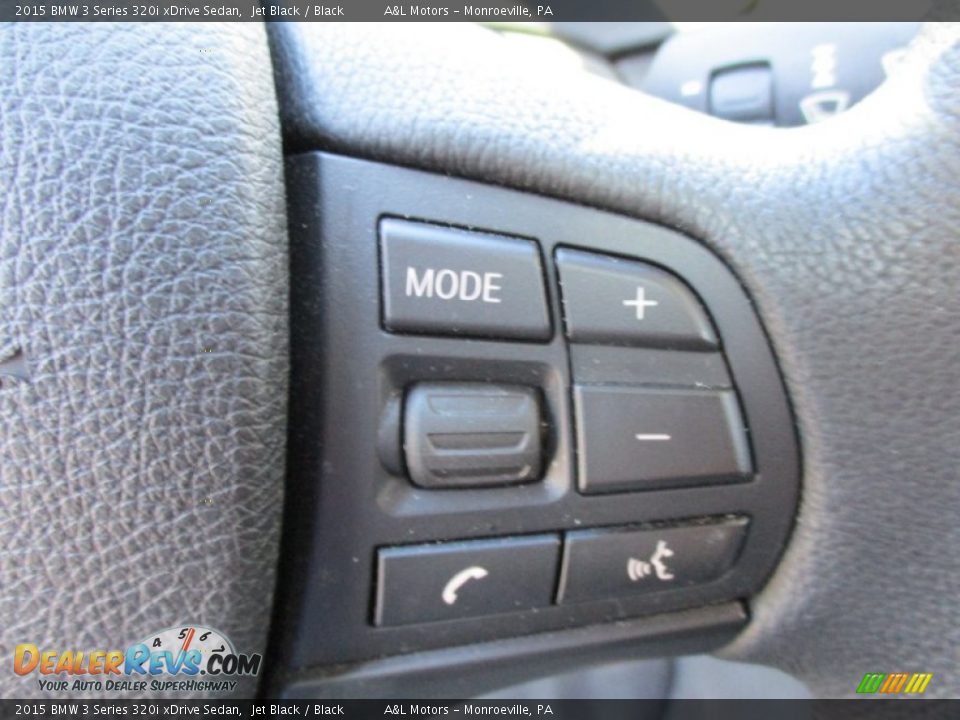 2015 BMW 3 Series 320i xDrive Sedan Jet Black / Black Photo #18