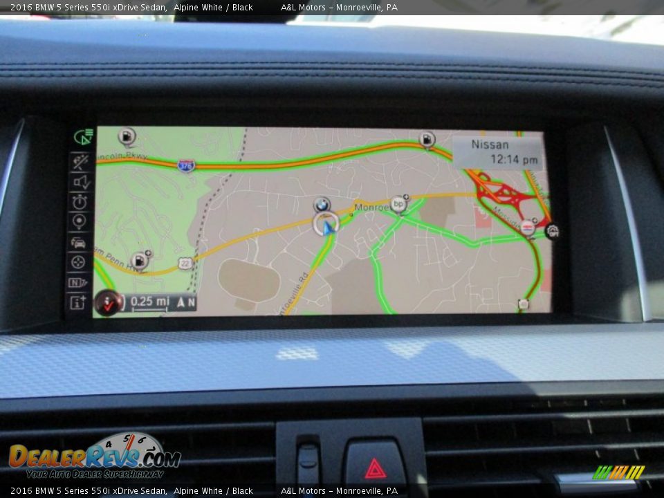 Navigation of 2016 BMW 5 Series 550i xDrive Sedan Photo #16