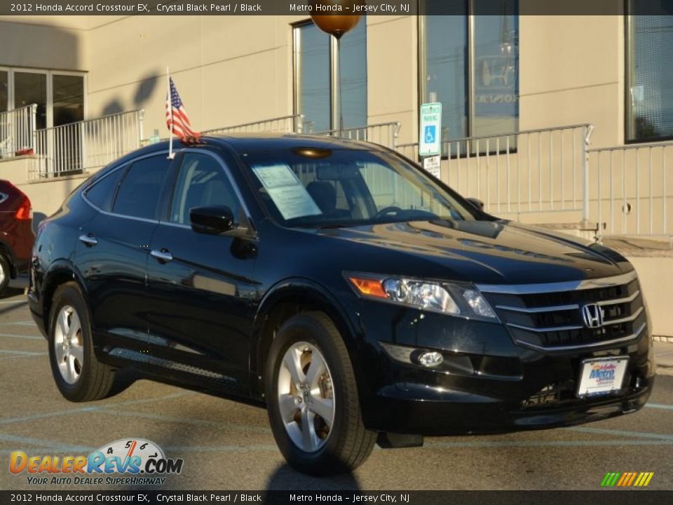 2012 Honda Accord Crosstour EX Crystal Black Pearl / Black Photo #1