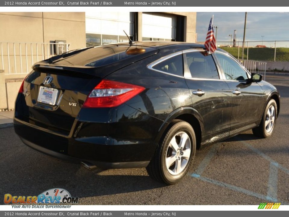 2012 Honda Accord Crosstour EX Crystal Black Pearl / Black Photo #3