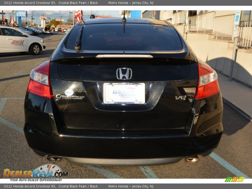 2012 Honda Accord Crosstour EX Crystal Black Pearl / Black Photo #4