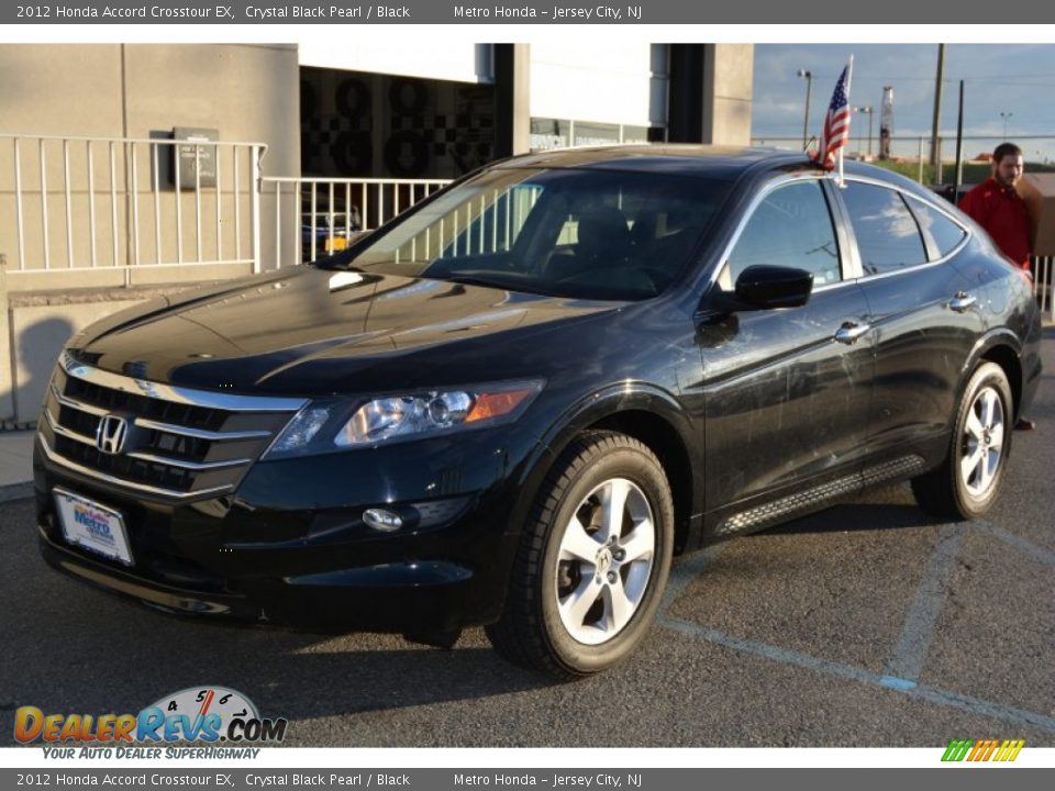 2012 Honda Accord Crosstour EX Crystal Black Pearl / Black Photo #7