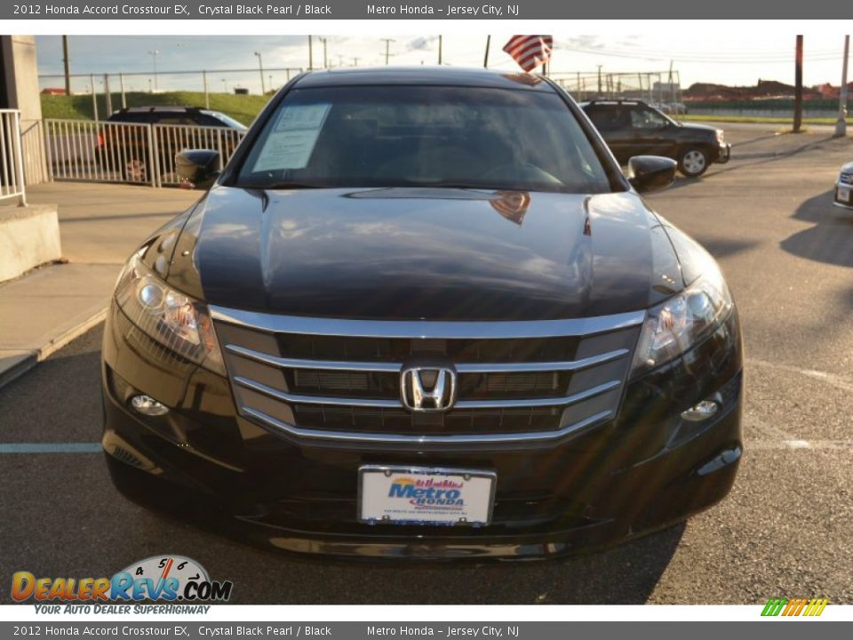 2012 Honda Accord Crosstour EX Crystal Black Pearl / Black Photo #8